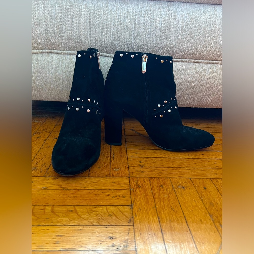 Sam Edelman Chandler suede studded booties